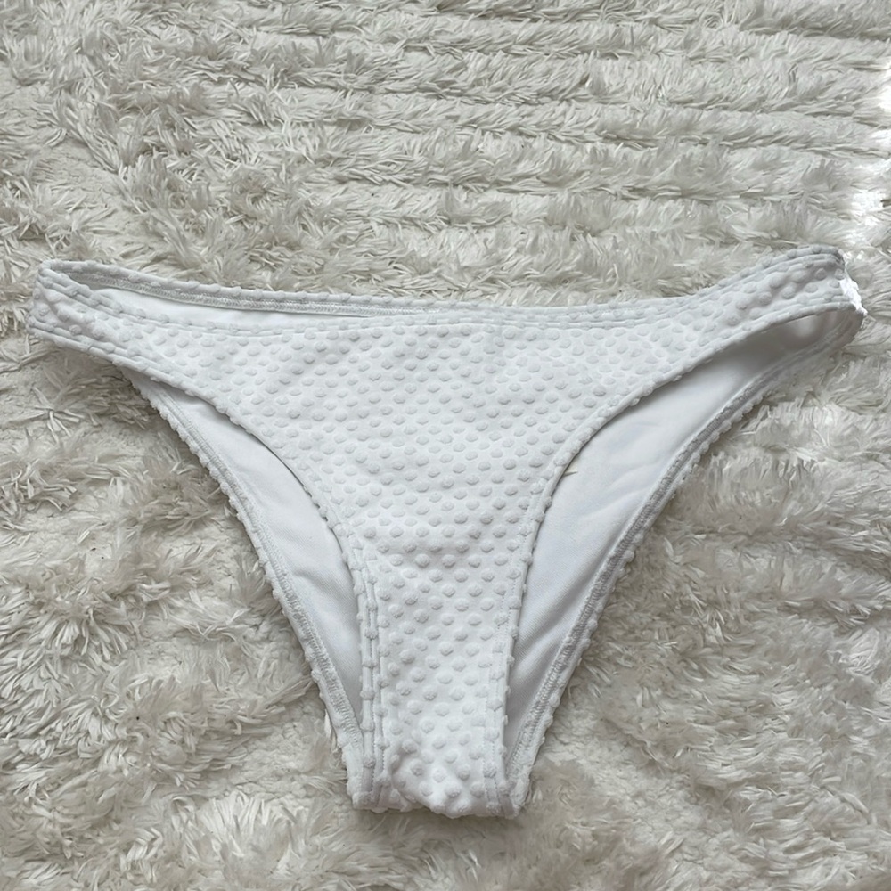 Hollister White Dot Bikini Bottom